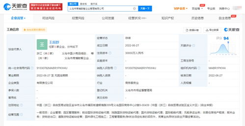小商品城成立企業管理公司，注冊資本3億元專注企業管理咨詢